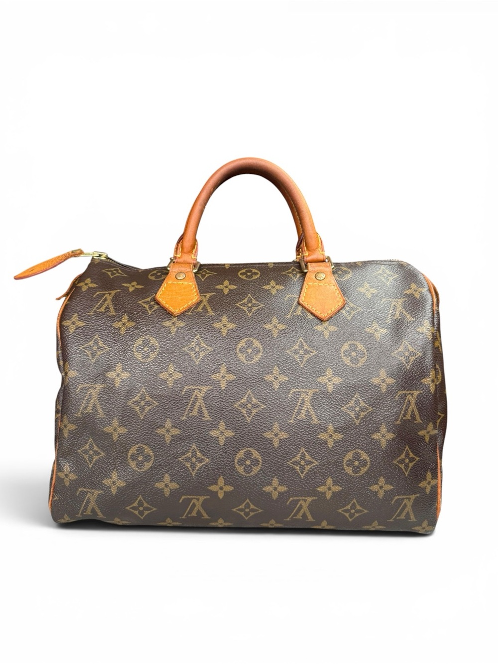 Louis Vuitton Monogram 30 Top-Handle Satchel - Brown/Tan